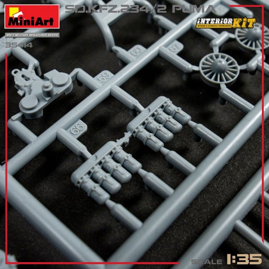 1/35 SdKfz.234/2 Puma Full Interior Kit 1/35 SdKfz.234/2 Puma Full Interior Kit