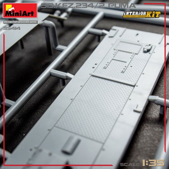 1/35 SdKfz.234/2 Puma Full Interior Kit 1/35 SdKfz.234/2 Puma Full Interior Kit