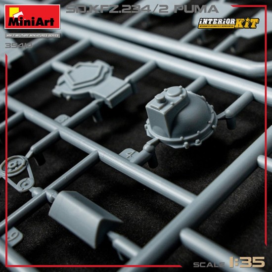 1/35 SdKfz.234/2 Puma Full Interior Kit 1/35 SdKfz.234/2 Puma Full Interior Kit