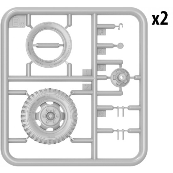 1/35 US Army K-51 Radio Truck w/K-52 Trailer [Interior Kit]
