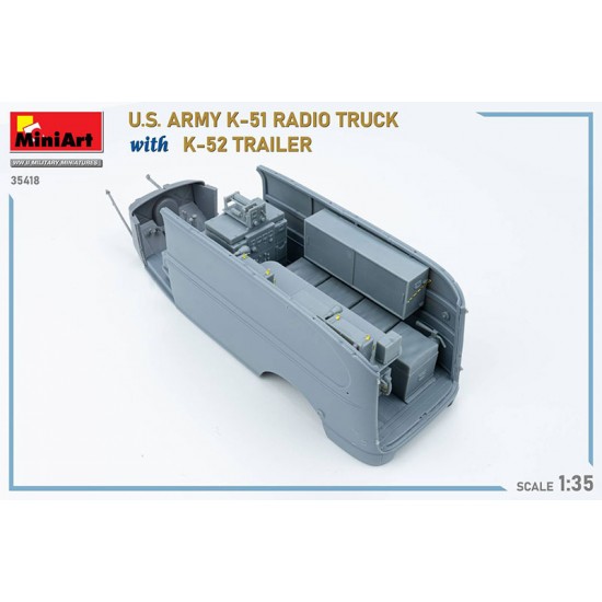 1/35 US Army K-51 Radio Truck w/K-52 Trailer [Interior Kit]