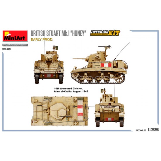 1/35 British Stuart Mk.I Honey Early Production [Interior Kit]