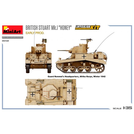 1/35 British Stuart Mk.I Honey Early Production [Interior Kit]