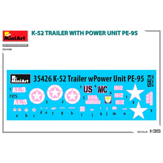 1/35 K-52 Trailer with Power Unit PE-95 1/35 K-52 Trailer with Power Unit PE-95