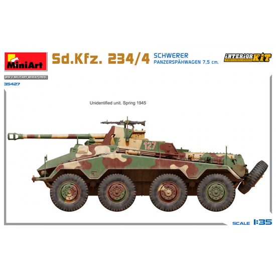 1/35 Sd.Kfz. 234/4 Schwerer Panzerspahwagen 7.5 cm [Interior Kit]