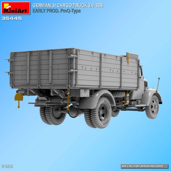 1/35 German 3t Cargo Truck 3.6-36S Early Production PmQ-Type 1/35 German 3t Cargo Truck 3.6-36S Early Production PmQ-Type