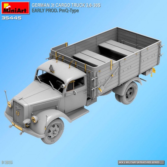 1/35 German 3t Cargo Truck 3.6-36S Early Production PmQ-Type 1/35 German 3t Cargo Truck 3.6-36S Early Production PmQ-Type