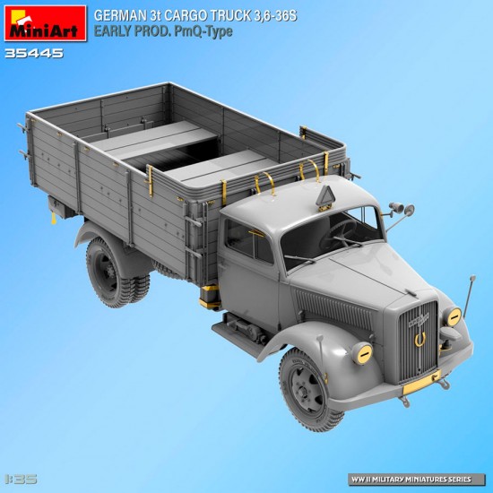 1/35 German 3t Cargo Truck 3.6-36S Early Production PmQ-Type 1/35 German 3t Cargo Truck 3.6-36S Early Production PmQ-Type