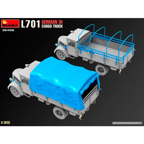 1/35 German L701 3T Cargo Truck 1/35 German L701 3T Cargo Truck