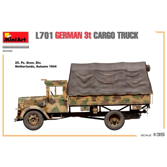 1/35 German L701 3T Cargo Truck 1/35 German L701 3T Cargo Truck
