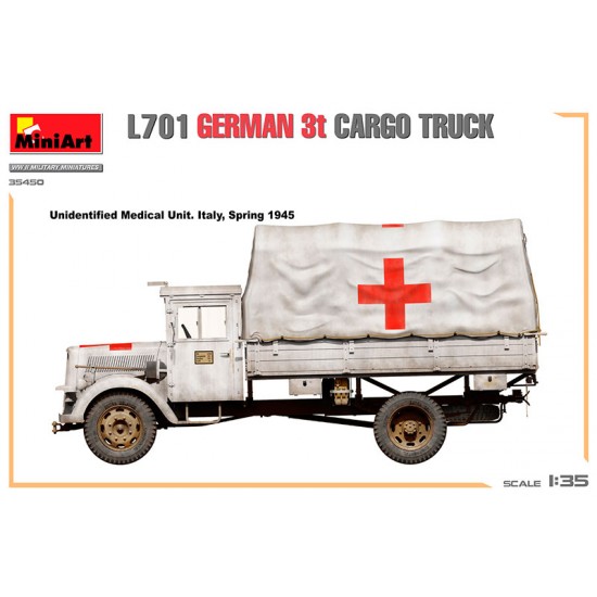 1/35 German L701 3T Cargo Truck 1/35 German L701 3T Cargo Truck