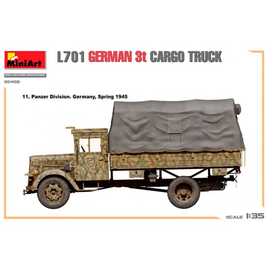 1/35 German L701 3T Cargo Truck 1/35 German L701 3T Cargo Truck