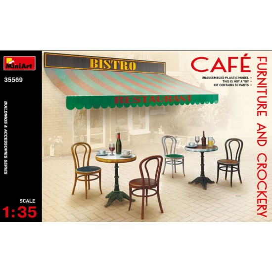 1/35 Cafe Furniture and Crockery 1/35 Cafe Furniture and Crockery