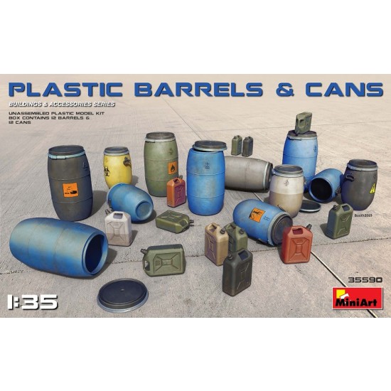 1/35 Plastic Barrels & Cans 1/35 Plastic Barrels & Cans