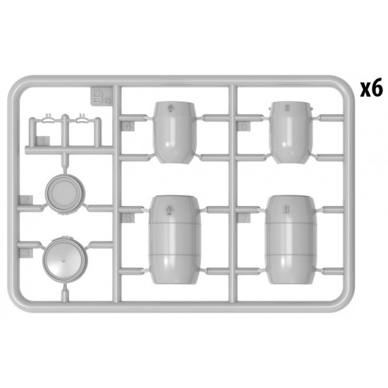 1/35 Plastic Barrels & Cans 1/35 Plastic Barrels & Cans