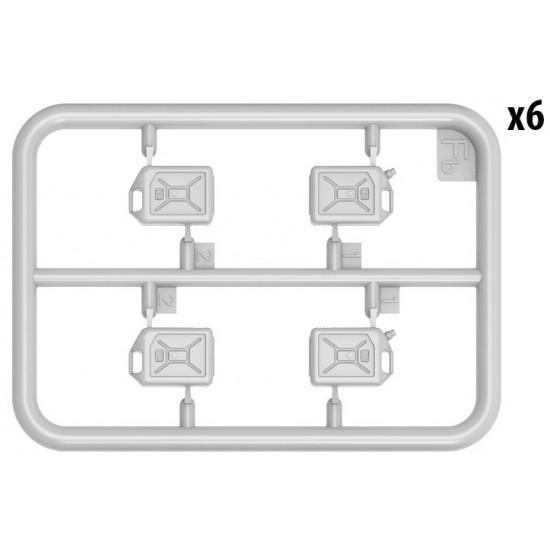 1/35 Plastic Barrels & Cans 1/35 Plastic Barrels & Cans