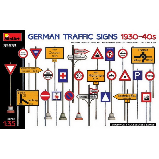 1/35 German Traffic Signs 1930-40 1/35 German Traffic Signs 1930-40