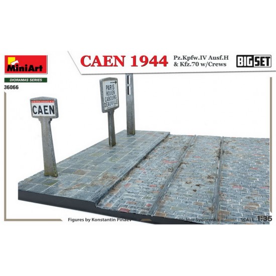 1/35 CAEN 1944 Pz.Kpfw.IV Ausf.H & Kfz.70 w/Crews 1/35 CAEN 1944 Pz.Kpfw.IV Ausf.H & Kfz.70 w/Crews
