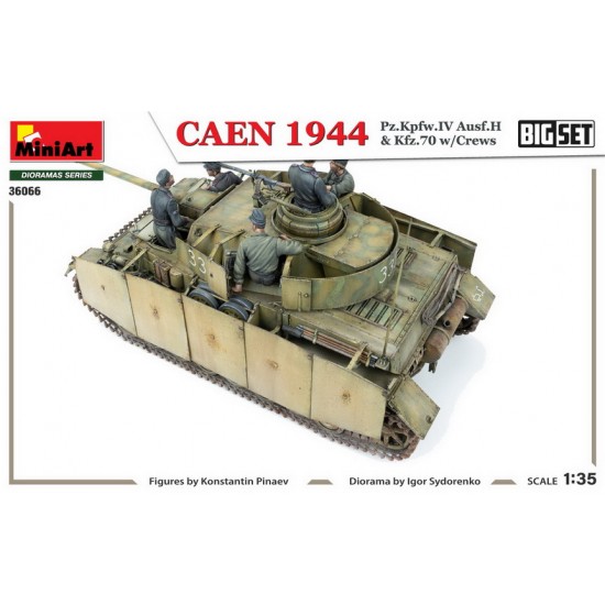 1/35 CAEN 1944 Pz.Kpfw.IV Ausf.H & Kfz.70 w/Crews 1/35 CAEN 1944 Pz.Kpfw.IV Ausf.H & Kfz.70 w/Crews