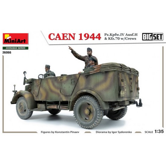 1/35 CAEN 1944 Pz.Kpfw.IV Ausf.H & Kfz.70 w/Crews 1/35 CAEN 1944 Pz.Kpfw.IV Ausf.H & Kfz.70 w/Crews