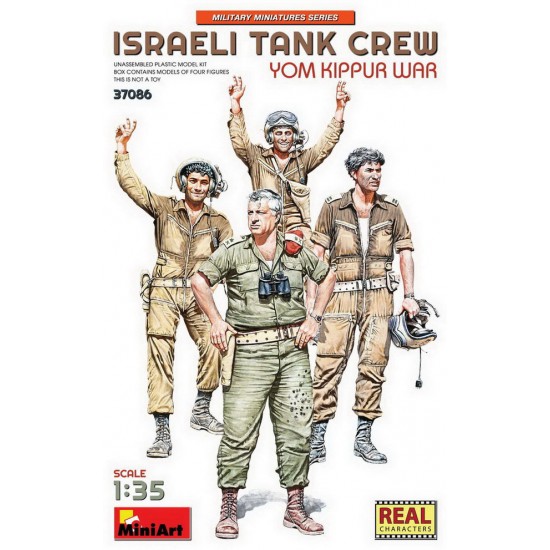 1/35 Israeli Tank Crew Yom Kippur War (4 figures) 1/35 Israeli Tank Crew Yom Kippur War (4 figures)