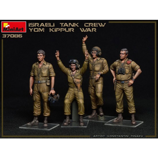 1/35 Israeli Tank Crew Yom Kippur War (4 figures) 1/35 Israeli Tank Crew Yom Kippur War (4 figures)