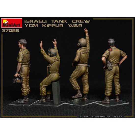 1/35 Israeli Tank Crew Yom Kippur War (4 figures)