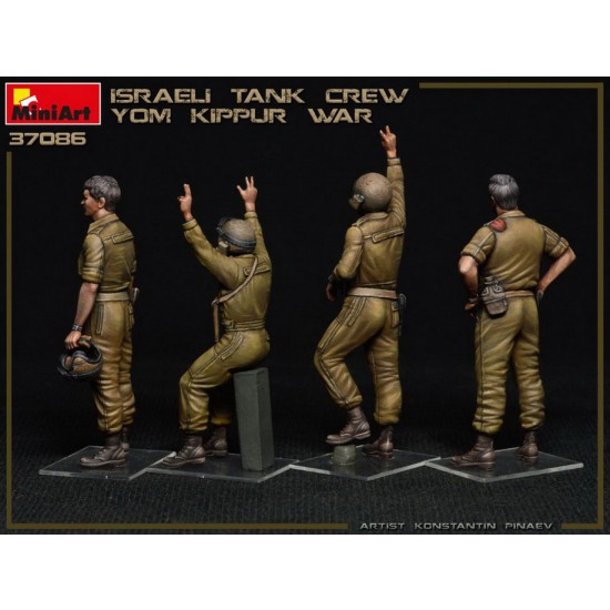 1/35 Israeli Tank Crew Yom Kippur War (4 figures) 1/35 Israeli Tank Crew Yom Kippur War (4 figures)
