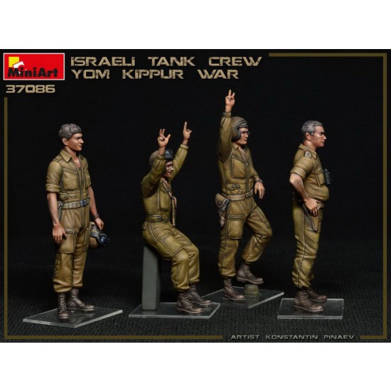 1/35 Israeli Tank Crew Yom Kippur War (4 figures) 1/35 Israeli Tank Crew Yom Kippur War (4 figures)