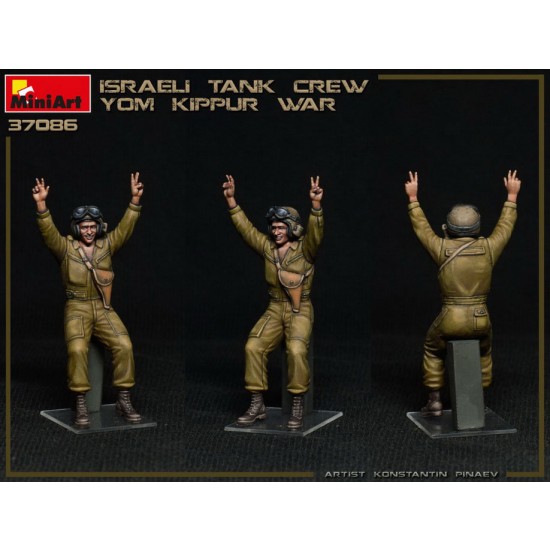 1/35 Israeli Tank Crew Yom Kippur War (4 figures) 1/35 Israeli Tank Crew Yom Kippur War (4 figures)