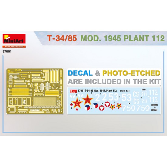 1/35 T-34/85 Mod. 1945. Plant 112 1/35 T-34/85 Mod. 1945. Plant 112