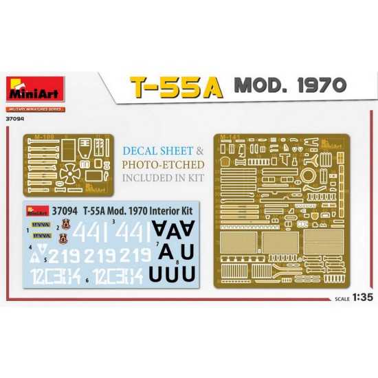 1/35 T-55A Mod 1970 [Interior Kit]