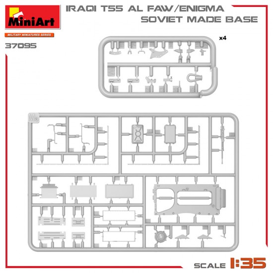 1/35 Iraqi T-55 Al Faw/Enigma, Soviet Made Base 1/35 Iraqi T-55 Al Faw/Enigma, Soviet Made Base