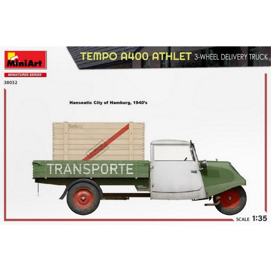 1/35 Tempo A400 Athlet 3-Wheel Delivery Truck 1/35 Tempo A400 Athlet 3-Wheel Delivery Truck
