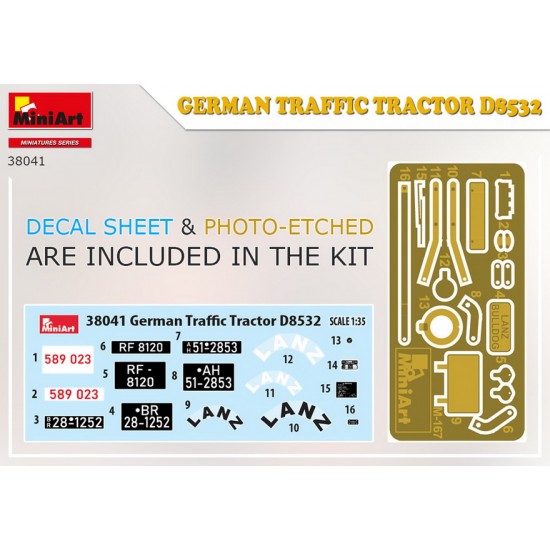 1/35 German Traffic Tractor D8532 1/35 German Traffic Tractor D8532