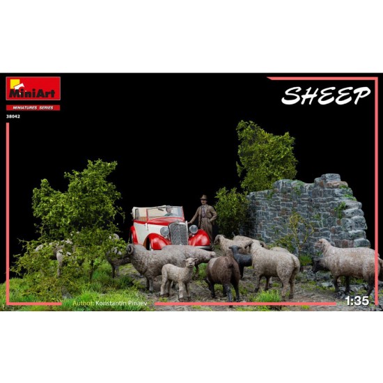 1/35 Sheep (15pcs) 1/35 Sheep (15pcs)