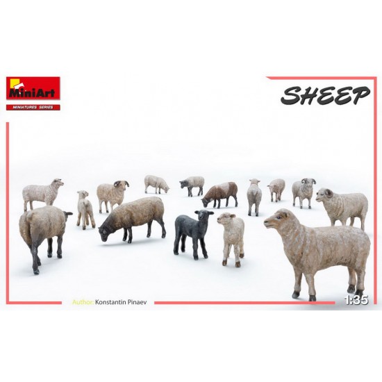 1/35 Sheep (15pcs) 1/35 Sheep (15pcs)