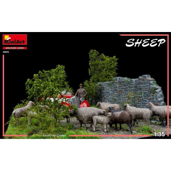 1/35 Sheep (15pcs) 1/35 Sheep (15pcs)