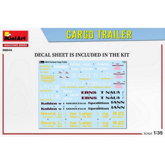 1/35 German Cargo Trailer 1/35 German Cargo Trailer
