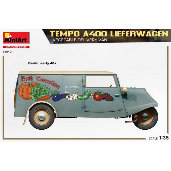 1/35 Tempo A400 Lieferwagen, Vegetable Delivery Van 1/35 Tempo A400 Lieferwagen, Vegetable Delivery Van