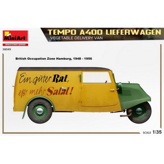 1/35 Tempo A400 Lieferwagen, Vegetable Delivery Van 1/35 Tempo A400 Lieferwagen, Vegetable Delivery Van