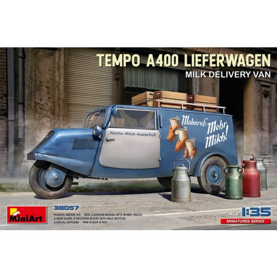 1/35 Tempo A400 Lieferwagen Milk Delivery Van 1/35 Tempo A400 Lieferwagen Milk Delivery Van