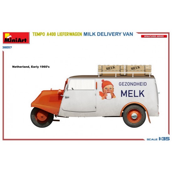 1/35 Tempo A400 Lieferwagen Milk Delivery Van 1/35 Tempo A400 Lieferwagen Milk Delivery Van