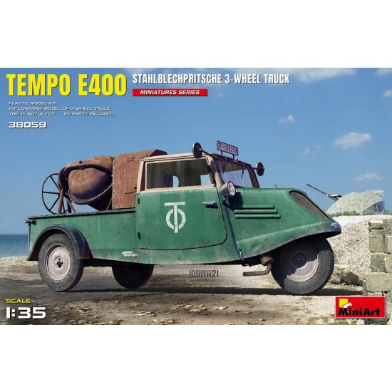 1/35 Tempo E400 Stahlblechpritsche 3-Wheel Truck 1/35 Tempo E400 Stahlblechpritsche 3-Wheel Truck