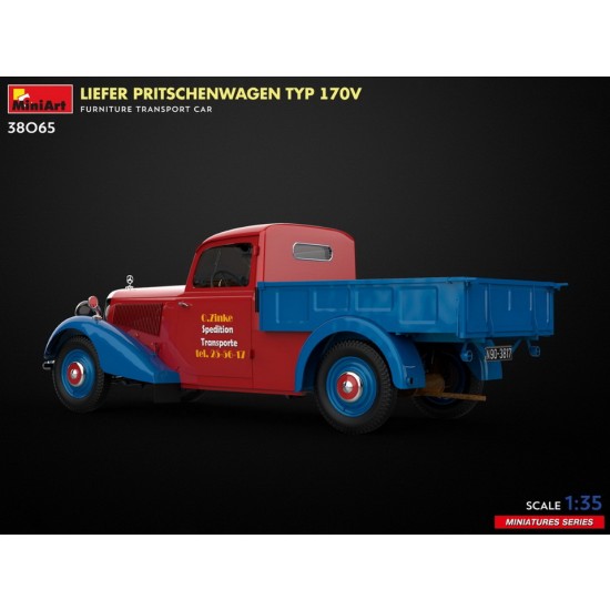 1/35 Liefer Pritschenwagen Typ 170V Furniture Transport Car 1/35 Liefer Pritschenwagen Typ 170V Furniture Transport Car