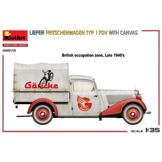 1/35 Liefer Pritschenwagen Typ 170V with Canvas 1/35 Liefer Pritschenwagen Typ 170V with Canvas