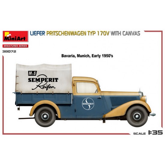 1/35 Liefer Pritschenwagen Typ 170V with Canvas 1/35 Liefer Pritschenwagen Typ 170V with Canvas