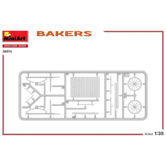 1/35 Bakers: 2 Figures, Wooden Crates w/Bakery Products 1/35 Bakers: 2 Figures, Wooden Crates w/Bakery Products