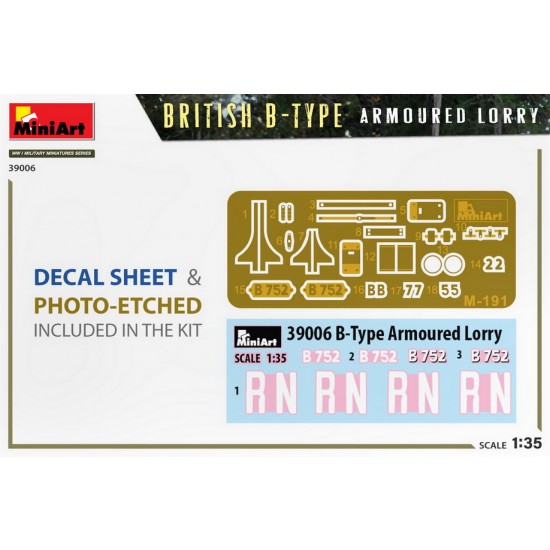 1/35 British B-Type Armoured Lorry 1/35 British B-Type Armoured Lorry