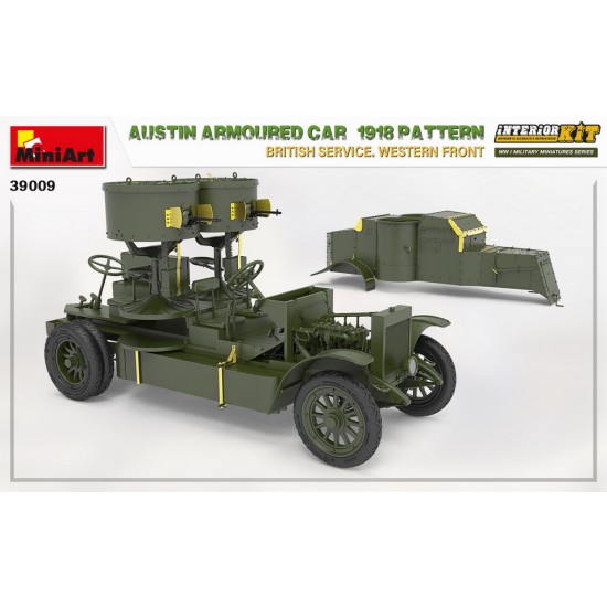 1/35 Austin Armoured Car 1918 Pattern in British Service, Western Front [Interior Kit]